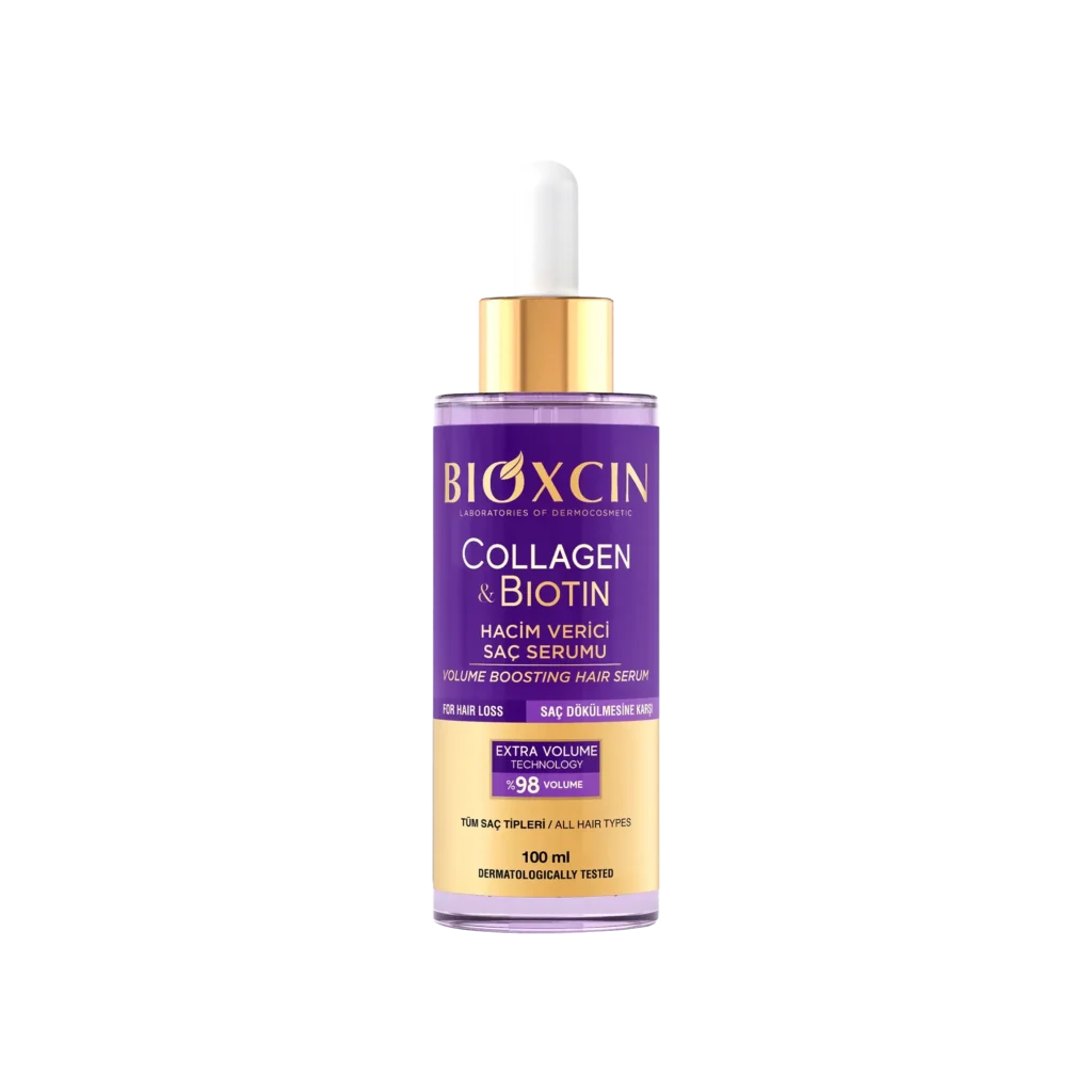 سرم مو ضدریزش و حجم دهنده بیوکسین Bioxcin حاوی کلاژن و بیوتین