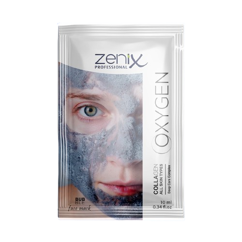 ماسک صورت فومی شاداب کننده و آبرسان زنیکس Zenix حاوی کلاژن