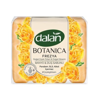صابون دست و بدن گیاهی بسته 4عددی دالان Dalan رایحه گل فیریزیا