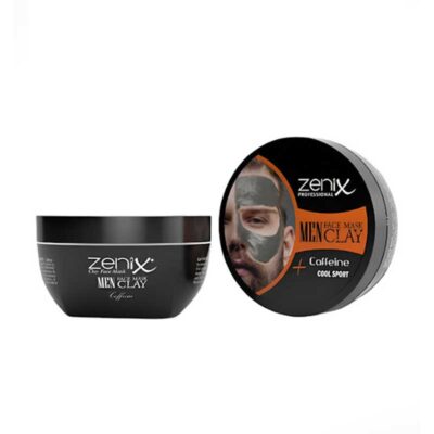 ماسک خاک رس و کافئین مخصوص آقایان زنیکس Zenix