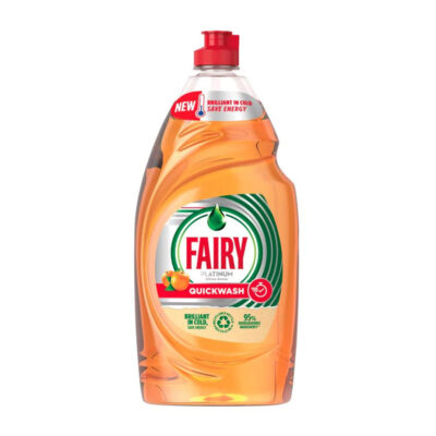 مایع ظرفشویی فیری Fairy مدل Platinum Quick Wash رایحه پرتقال