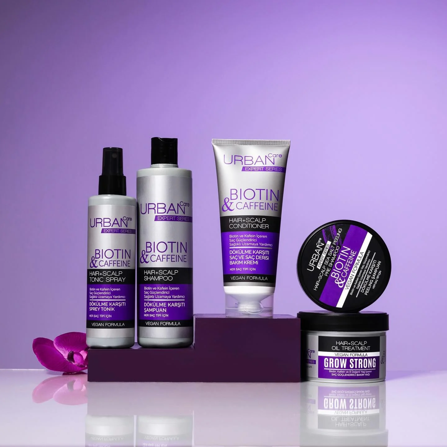 اسکراب کف سر اوربن کر Urban Care حاوی بیوتین و کافئین 200 گرم
