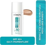 ضدآفتاب رنگی روشن کننده لورال Loreal مدل Bright Reveal رنگ Light