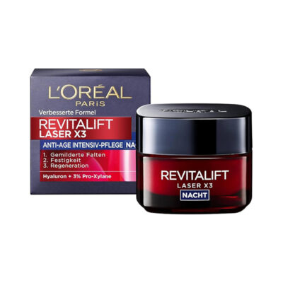 کرم شب ضد چروک و لیفتینگ لورال Loreal مدل Revitalift Laser X3