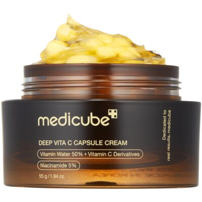 کرم جوانساز و روشن کننده کپسولی مدی کیوب Medicube حاوی Vitamin C