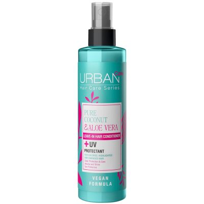 اسپری دوفاز اوربن کر Urban Care حاوی نارگیل و آلوئه ورا مناسب موهای خشک, رنگ شده و آسیب دیده