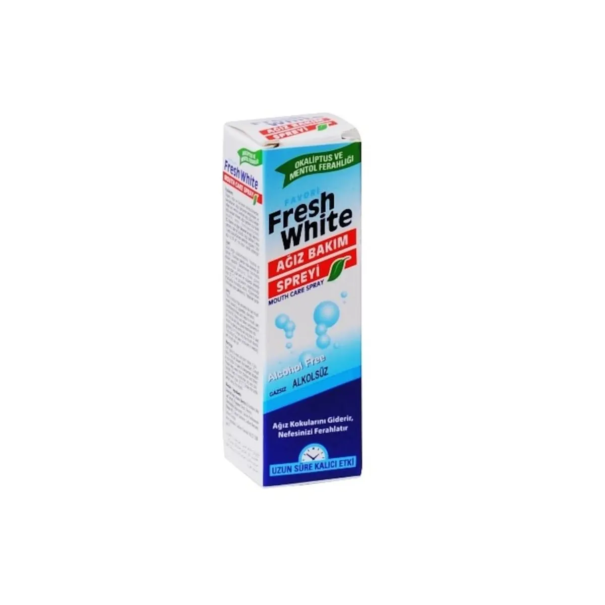 اسپری خوشبو کننده دهان فرش اند وایت Fresh & White حاوی عصاره اکالیپتوس و نعناع 30 میل