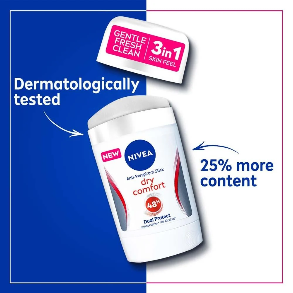 مام صابونی زنانه نیوا Nivea مدل Dry Comfort حجم 50 میل