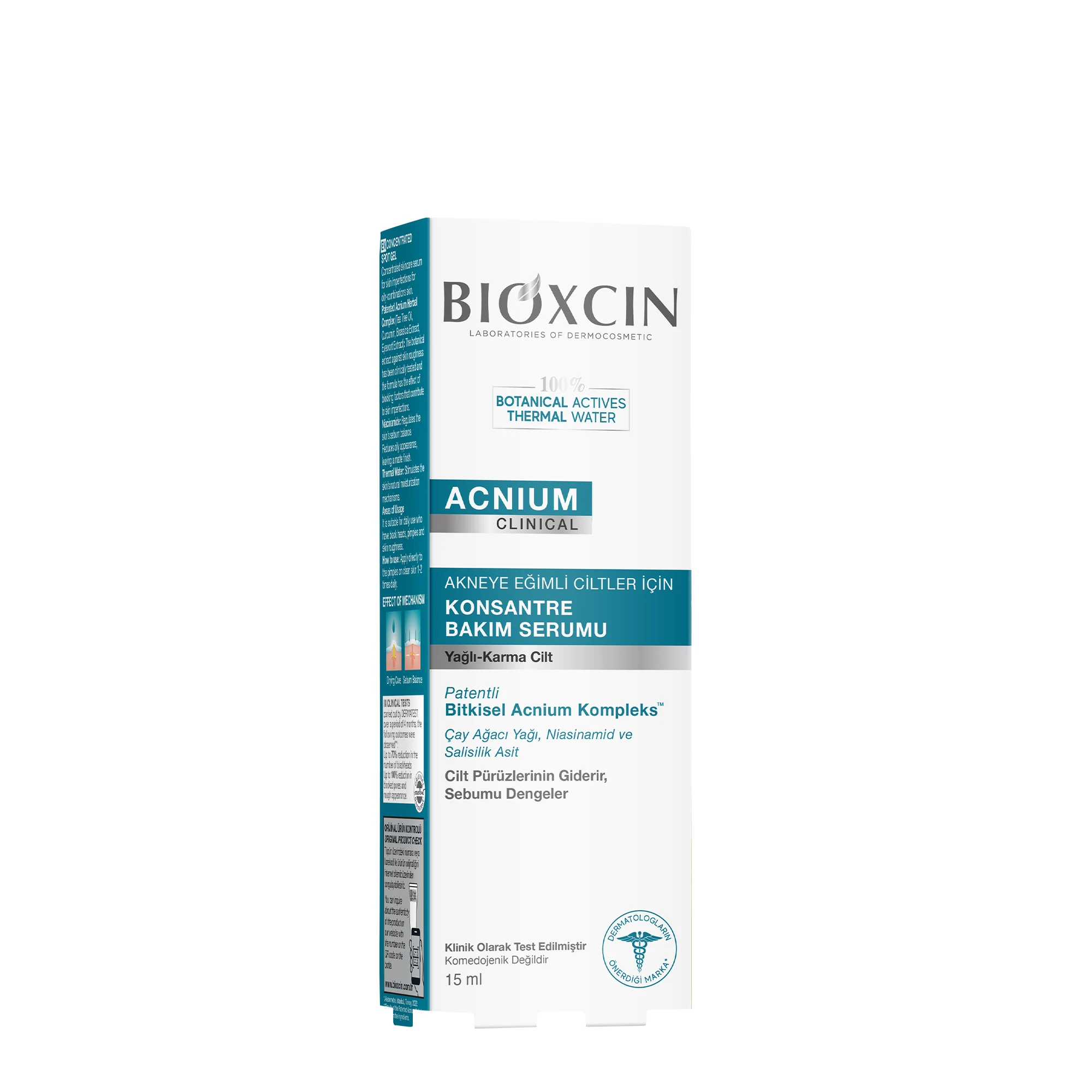 سرم ضد جوش بیوکسین Bioxcin مدل Acnium حجم 15 میل