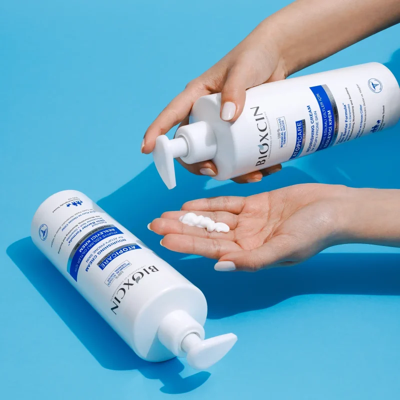 کرم مرطوب کننده صورت و بدن بیوکسین Bioxcin مناسب پوست های خشک و حساس 500 میل
