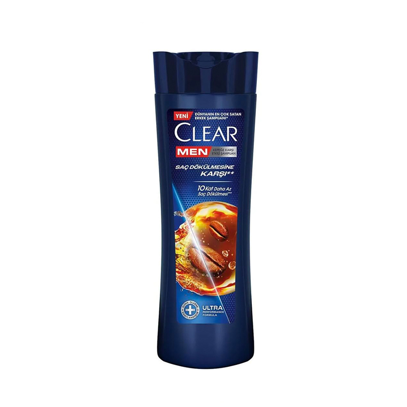 شامپو ضد شوره و ضد ریزش مردانه کلیر Clear حاوی کافئین 350 میل