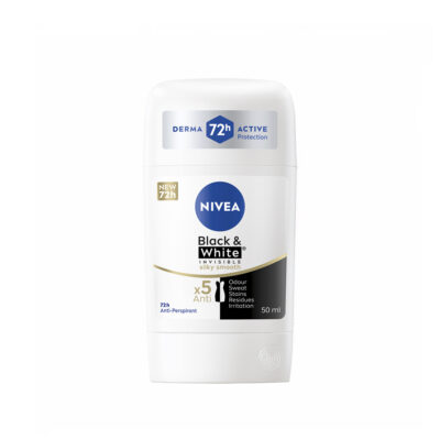 مام صابونی زنانه نیوا Nivea مدل Black & White Invisible silky Smooth حجم 50 میل