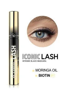 ریمل حجم دهنده گلدن رز Golden Rose مدل Iconic Lash رنگ فوق مشکی حجم 9 میل