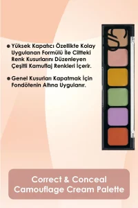 پالت کامفولاژ گلدن رز Golden Rose حجم 6x2 گرم