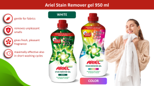 ژل لکه بر لباس آریل Ariel مناسب لباس های رنگی 800 میل