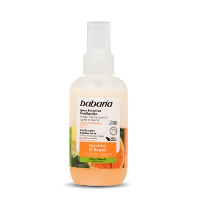 Babaria Bioactive Spray Nutritive & Repair اسپری دوفاز باباریا حاوی عصاره گریپ فروت برای موهای خشک