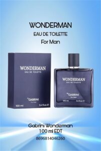 ادکلن مردانه گابرینی Gabrini مدل Wonderman حجم 100 میل