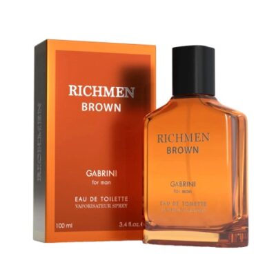 ادکلن مردانه گابرینی Gabrini مدل Richmen Brown حجم 100 میل