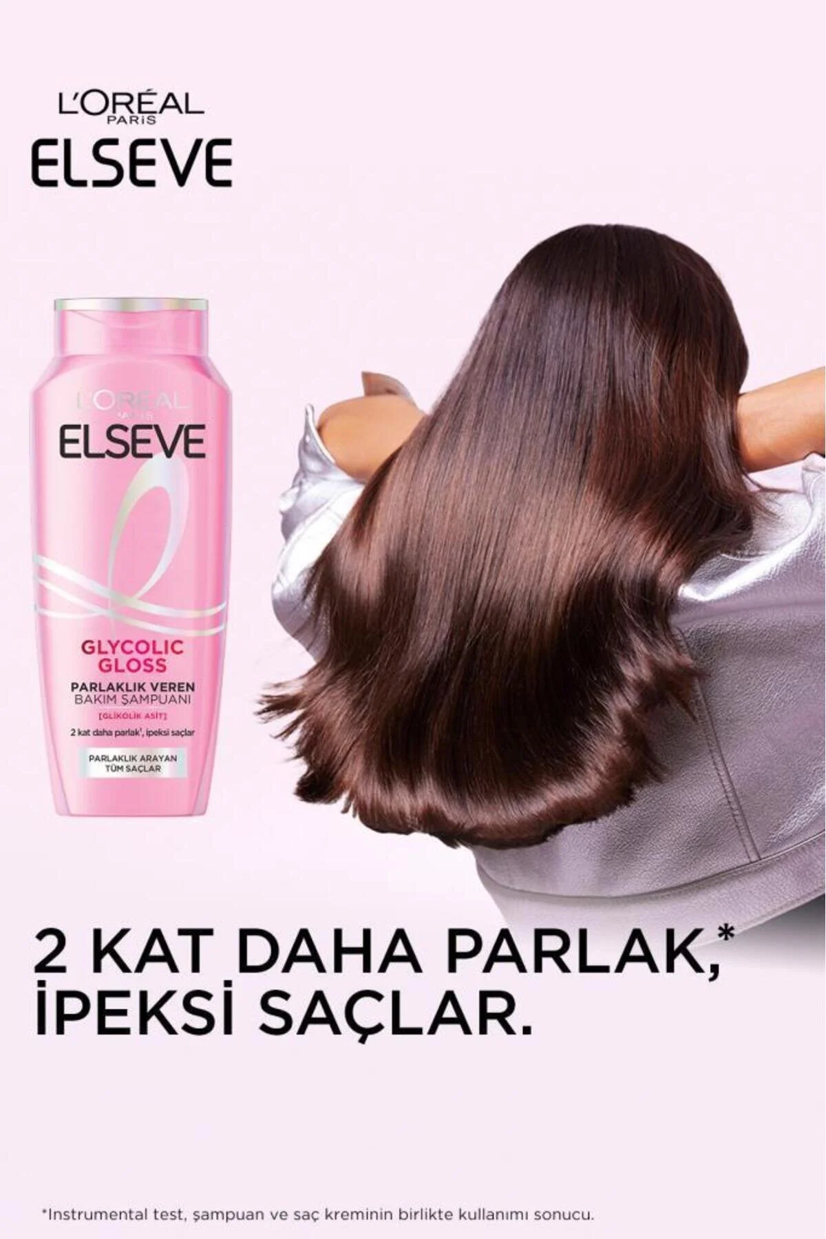 شامپو درخشان کننده مو لورال Loreal مدل Glycolic Gloss حجم 300 میل