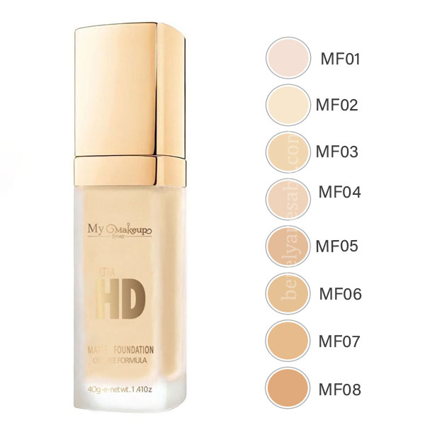 My-makeup-story-Ultra-HD-Matte-Foundation-color کرم پودر مای میکاپ استوری