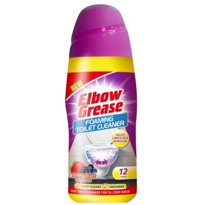 فوم پاک کننده و خوشبو کننده توالت فرنگی البو گریس Elbow Grease رایحه تمشک وزن 500 گرم