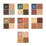 پالت سایه 4 رنگ گلدن رز رنگ 05 Red Brick