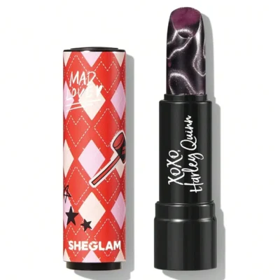 رژ جامد شاین دار شیگلم سری Harley Quinn رنگ Gotham