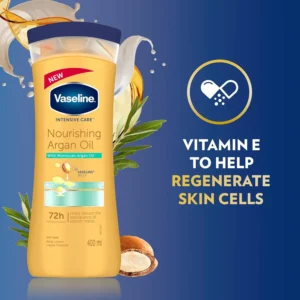 لوسیون بدن وازلین Vaseline مدل Nourshing Argan Oil