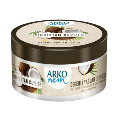 کرم مرطوب کننده دست و صورت ارکو رایحه نارگیل