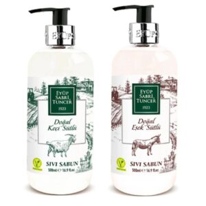 صابون مایع ایوب صبری حاوی شیر الاغ