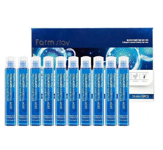 _farmstay-collagen-water-full-moist-treatment-hair-filler سرم مو کلاژن فارم استی