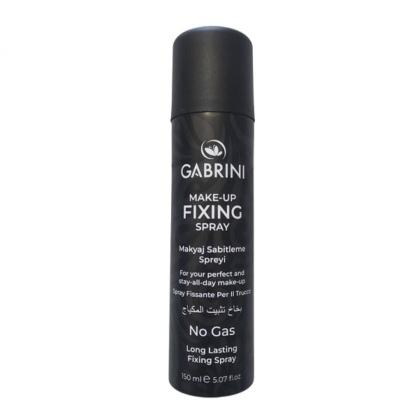 gabrini-makeup-setting-spray-150ml-masokala اسپری فیکس آرایش گابرینی Gabrini حجم 150 میل