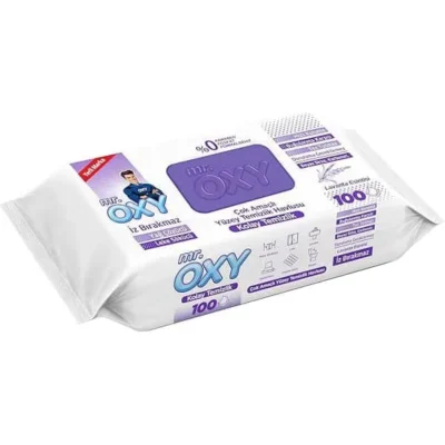 دستمال مرطوب همه کاره مستر اوکسی رایحه لوندر