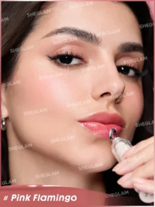 لیپ گلس حجم دهنده شیگلم رنگ Pink Flamingo