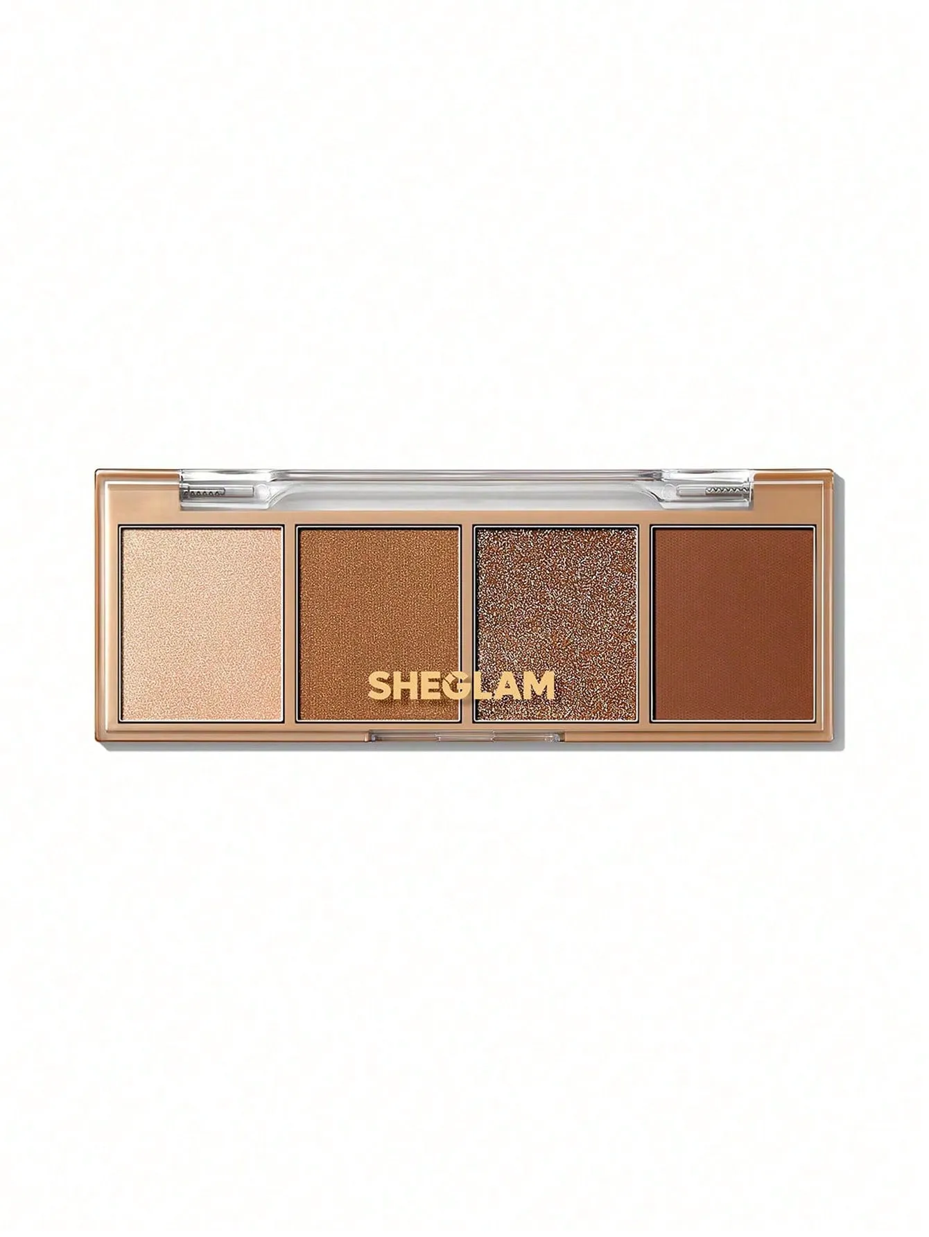 sheglam-essential-square-eye-shadow-quad-veil-masokala.com پالت سایه 4 رنگ شیگلم رنگ Veil