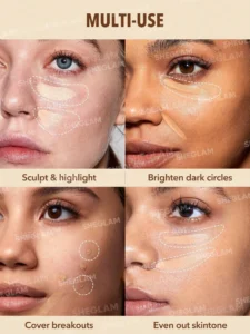 کانسیلر فول کاور شیگلم رنگ Nude