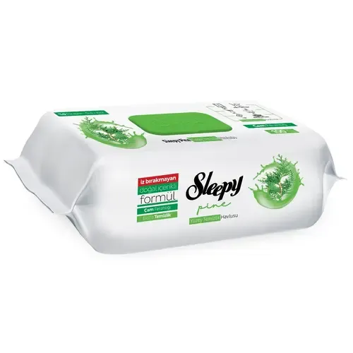 sleepy-pine-wet-wipes-masokala.com دستمال مرطوب اسلیپی رایحه کاج