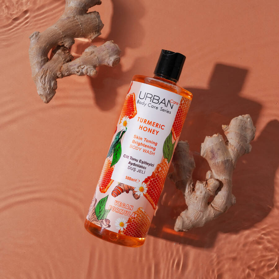 شامپو بدن روشن کننده پوست اوربن کر Urban Care رایحه زنجبیل و عسل حجم 750 میل