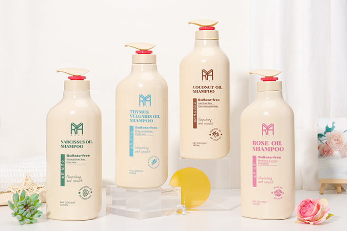 شامپو موهای چرب بدون سولفات ماری Mary حاوی روغن گل نرگس حجم 1200 میل 