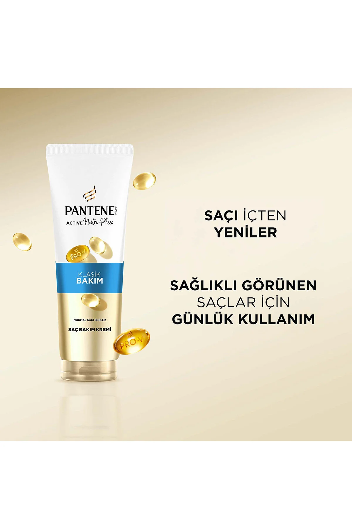 ماسک مو مناسب موهای نرمال پنتن Pantene مدل Klasik Bakim حجم 275 میل