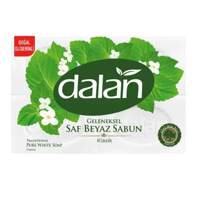 صابون سفید دالان Dalan کتابی مدل کلاسیک 4 عددی