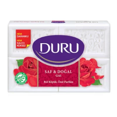صابون بدن دورو Duru کتابی عصاره گل رز 4 عددی