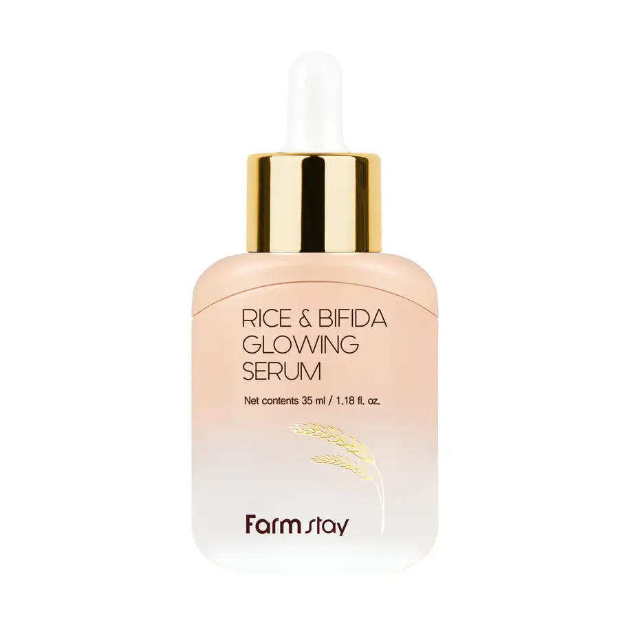 Farm Stay Rice and Bifida Glowing Serum 35 ml (2) سرم آبرسان و درخشان کننده برنج و بیفیدا فارم استی حجم 35 میل