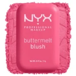 رژ گونه پودری نیکس NYX مدل Buttermelt Blushm رنگ Getting Butta شماره BMBL08
