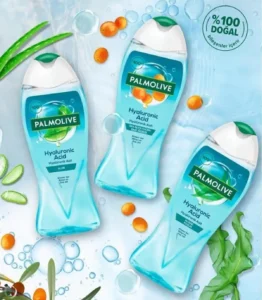 شامپو بدن پالمولیو Palmolive حاوی هیالورونیک اسید و عصاره آلوئه ورا