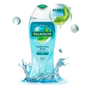شامپو بدن پالمولیو Palmolive حاوی هیالورونیک اسید و عصاره آلوئه ورا