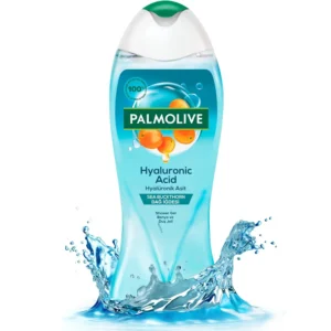 شامپو بدن پالمولیو Palmolive حاوی هیالورونیک اسید و عصاره سنجد کوهی