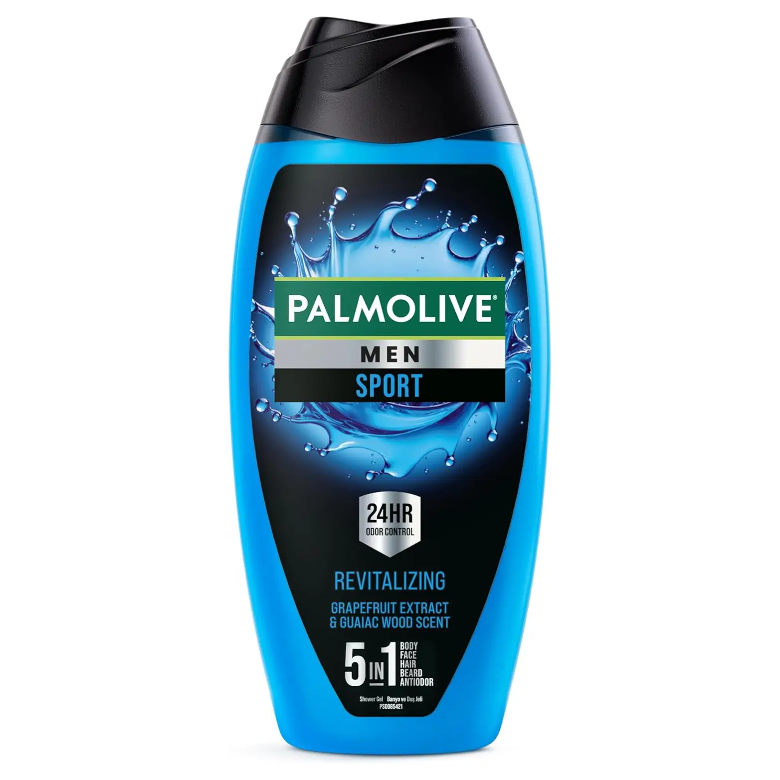 Palmolive Men Sport 5-in-1 Shower Gel 500 ml (1) شامپو سر صورت و بدن 5 کاره مردانه پالمولیو Palmolive