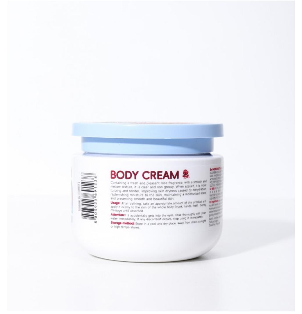 کرم دست و بدن روشن کننده و مرطوب کننده ماری Mary حاوی عصاره گل رز حجم 528 گرمی