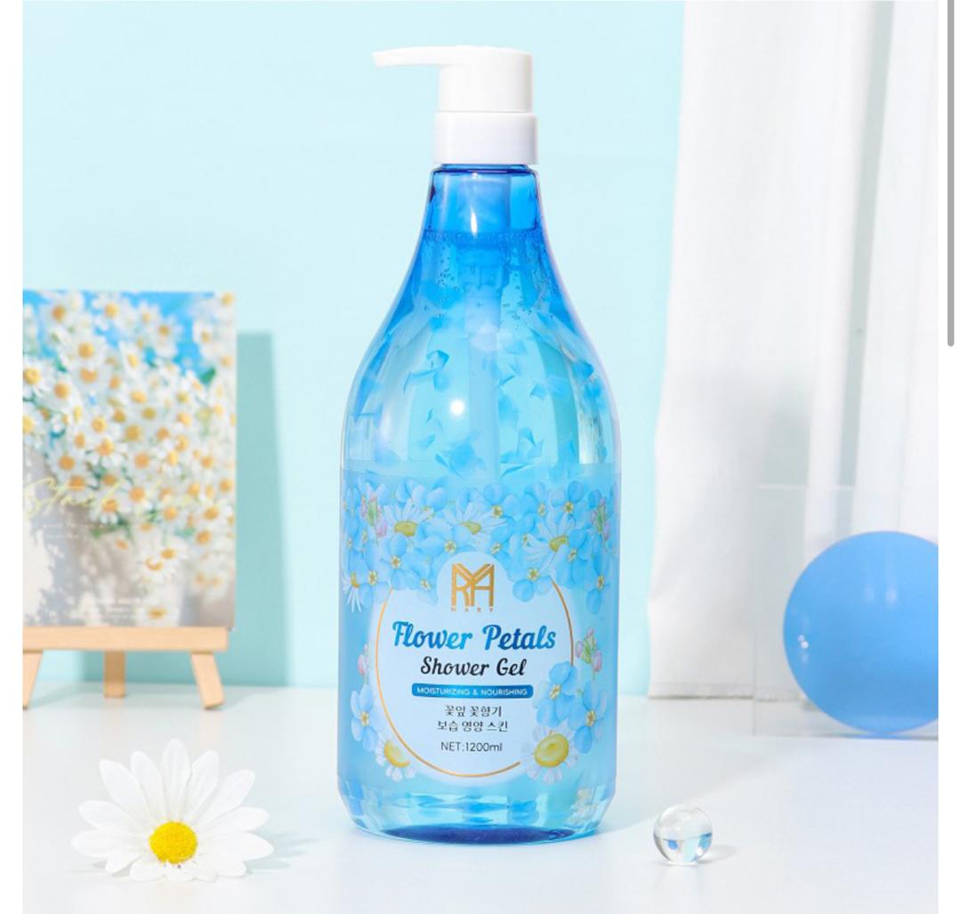 شامپو بدن گلبرگ دار ماری Mary مدل Flower Petals رایحه گل یاسمن حجم 1200 میل
